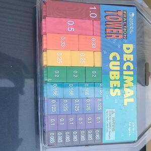 BN Learning Resources Fraction Tower Decimal Cubes